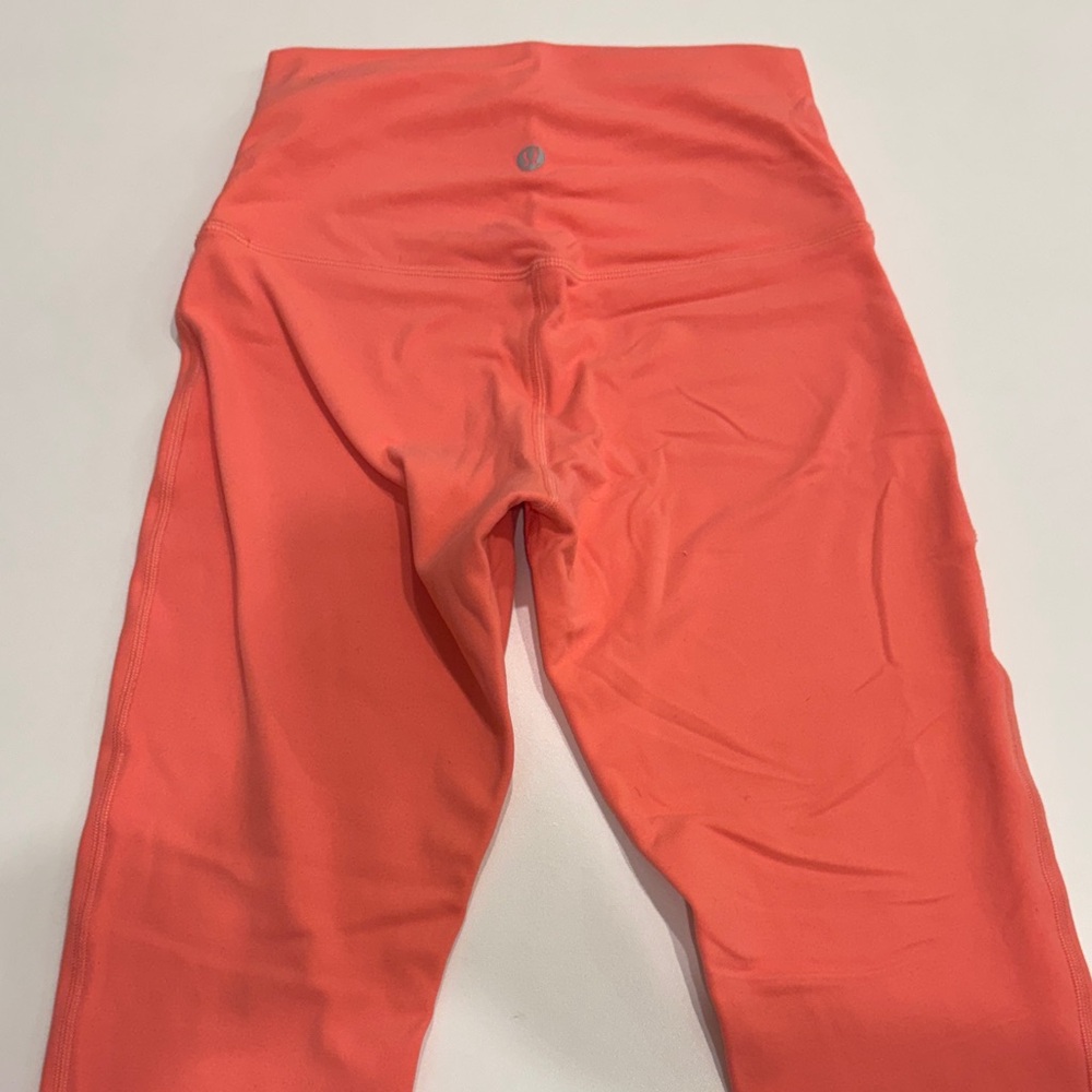 lululemon athletica women’s align 25 inch leggings in coral